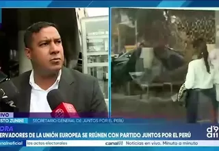 Ernesto Zunini afirmó que Juntos por el Perú respetará la voluntad popular y esperará los resultados oficiales