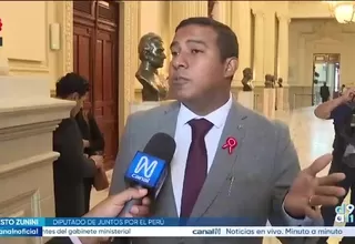 Ernesto Zunini pide esperar investigación sobre chats de exasesora de Roberto Sánchez y rechaza cualquier acto irregular