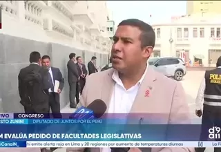 Ernesto Zunini pide revisar con detalle pedido de facultades legislativas del Ejecutivo