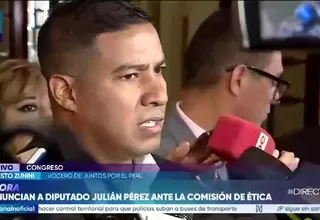 Ernesto Zunini: “Si se confirma violencia contra la mujer, apoyaremos la máxima sanción contra Julián Pérez”