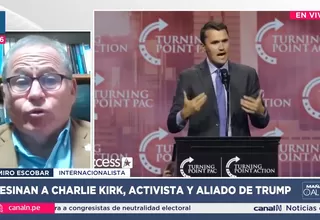 Escobar: Asesinato de Charlie Kirk expone polarización en EE.UU.