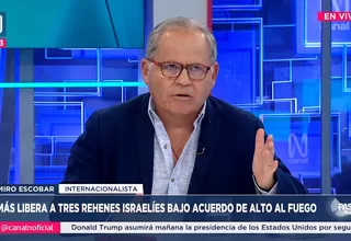 Escobar sobre acuerdo Israel-Hamás: "Lo primero es salvar vidas"