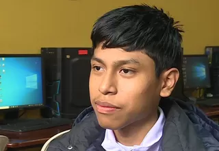 Escolar peruano obtuvo sexto lugar en campeonato de Microsoft en Estados Unidos