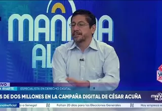 Especialista advierte falta de desglose en gasto digital de César Acuña en campaña electoral