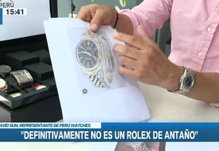 Especialista en relojes de alta gama señala que Rolex de la presidenta no es un modelo de antaño