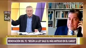 Eloy Espinosa-Saldaña: "Según la ley sale el más antiguo del cargo" - Noticias de eloy-espinosa-saldana