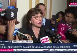 Espinoza: Congresistas no son responsables por votos u opiniones