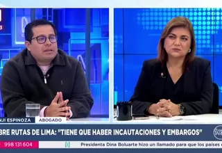 Espinoza: Liquidación de Rutas de Lima afecta reparación civil