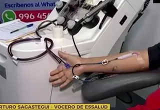 EsSalud: EE.UU. solo suspendió el uso de plasma para tratar COVID-19 en emergencia