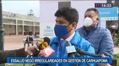 EsSalud negó irregularidades en gestión de Mario Carhuapoma - Noticias de martha-chavez