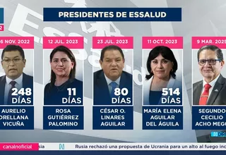 EsSalud tuvo cinco presidentes en menos de dos años con Boluarte