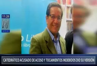 Esta es la versión del catedrático acusado de acoso y tocamientos indebidos