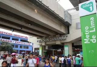 Estación Gamarra del Metro de Lima cierra temporalmente hasta el 19 de junio