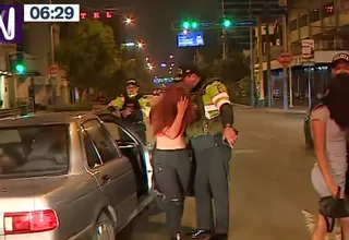 Estado de emergencia en Lince: Policía intervino a meretrices que se trasladaban en auto