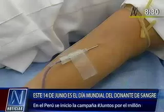 Este 14 de junio es el Día Mundial del Donante de Sangre