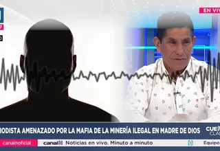 Este es el audio de la amenaza al periodista Manuel Calloquispe