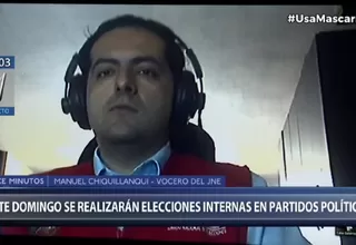 Este domingo se harán las elecciones internas en partidos políticos