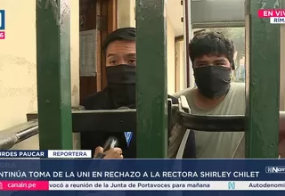 UNI: Estudiantes continúan toma del campus por autonomía universitaria