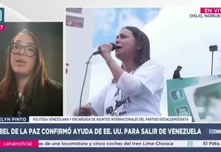 Evelyn Pinto: Machado simboliza resistencia democrática