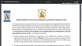 Ex altos mandos de la Marina de Guerra expresan “repudio al canciller Béjar” por declaraciones sobre terrorismo - Noticias de guerra