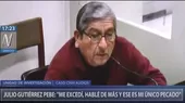 Ex consejero del CNM Julio Gutiérrez Pebe: Me excedí, hablé de más - Noticias de cnm