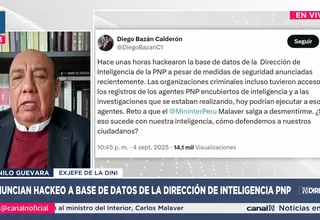 Ex jefe de la DINI pide auditoría tras filtración de información