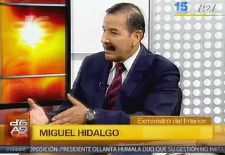 Ex ministro Hidalgo: Tengo pruebas de que hay un aparato de seguimiento a opositores 