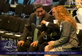 Ex presidente Alejandro Toledo se sacó el zapato en reunión de la COP 20