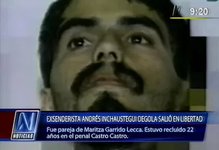 Ex senderista Andrés Incháustegui Degola salió en libertad