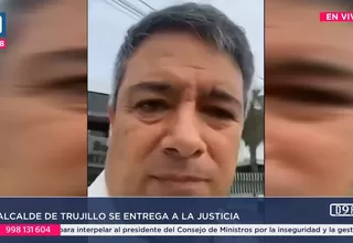 Exalcalde de Trujillo se entrega tras estar prófugo