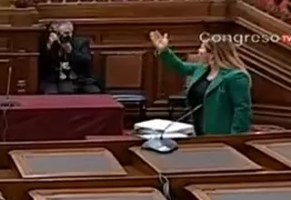 Exalcaldesa Silvia Barrera protagonizó incidente en la Comisión de Fiscalización  