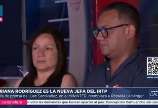 Exdirectora de prensa de Santiváñez asume jefatura del IRTP