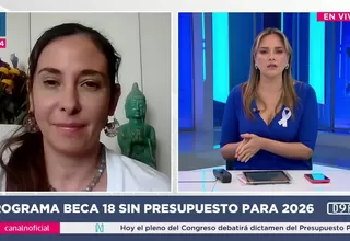 Exdirectora de PRONABEC: MEF no priorizó becas por error técnico