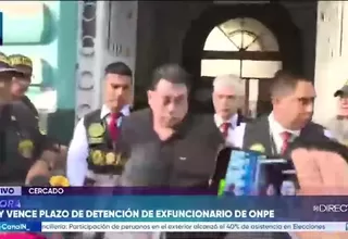 Exgerente de ONPE: “No fui responsable de contratar traslado de material electoral”