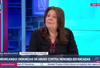 Exministra Miloslavich cuestiona rol del fiscal de la Nación en casos de abuso a niñas awajún