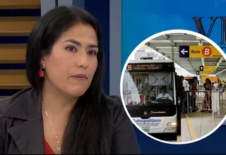 Exministra Paola Lazarte sobre el Metropolitano: "Se tiene que renegociar el contrato"