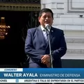 Exministro Ayala sobre ascensos en las FF.AA.: Ha sido puro humo, no hay nada, ningún chat
