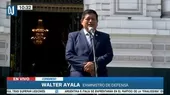Exministro Ayala sobre ascensos en las FF.AA.: Ha sido puro humo, no hay nada, ningún chat - Noticias de walter-alban
