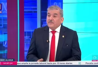 Exministro Cluber Aliaga cuestiona manejo policial en protestas