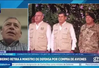 Exministro Jorge Moscoso responsabiliza a José Balcázar por crisis tras suspensión de F-16