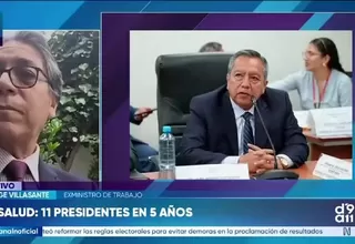Exministro Jorge Villasante cuestiona designación del nuevo presidente de EsSalud por antecedentes en su gestión