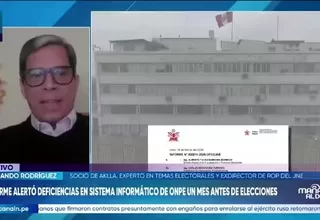 Experto advierte negligencia en fiscalización electoral: Fallas del STAE debieron corregirse antes