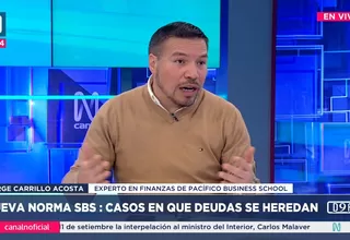Jorge Carrillo: La deuda muere con el deudor si no hay herencia