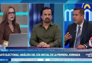 Expertos cuestionan falta de propuestas en primer debate presidencial y analizan desempeño de candidatos