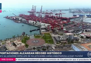 Exportaciones del Perú alcanzan US$ 90 082 millones en 2025