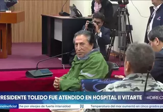 Expresidente Alejandro Toledo fue atendido en Hospital II Vitarte