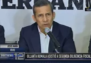 Humala: "Audios no revelan ningún delito, son temas domésticos"