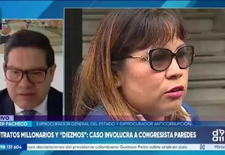 Exprocurador advierte presunta organización criminal tras denuncia contra congresista Francis Paredes