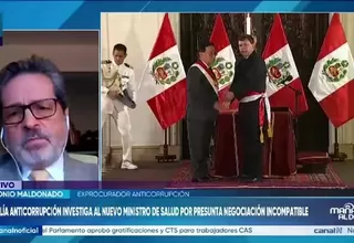 Exprocurador Antonio Maldonado cuestiona designación de Juan Carlos Velasco