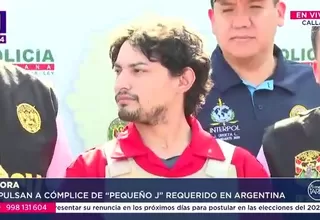 Expulsan a cómplice del 'Pequeño J' por crimen en Argentina